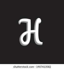 Letter H Logo Icon Template Vector Illustration.