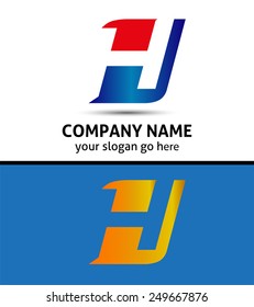 Letter H logo icon template 