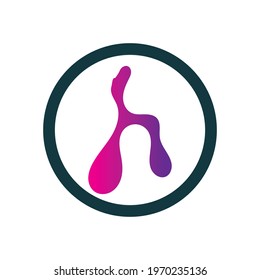 Letter H logo icon vector design template elements