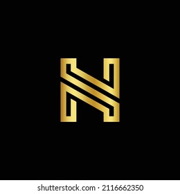 Letter H logo icon and vector image