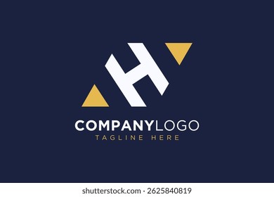 Concepto de Plantilla de diseño de Vector de icono de logotipo de letra H