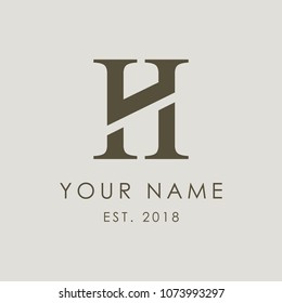 Letter H Logo Mark
