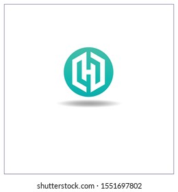 The Letter H logo is in the shape hexagon. Can be used for application icons.