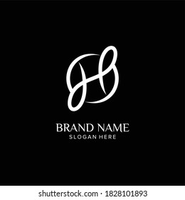 letter H logo template for business
