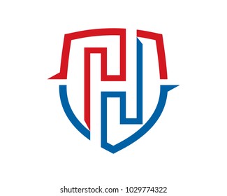 Letter H Logo Template Design Vector, Emblem, Design Concept, Creative Symbol, Icon