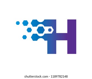 Letter H Logo Template Design Vector, Emblem, Concept Design, Creative Symbol, Icon