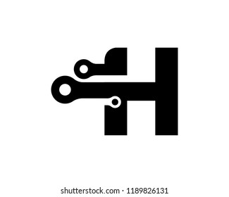 Letter H Logo Template Design Vector, Emblem, Concept Design, Creative Symbol, Icon