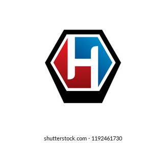 Letter H Logo Template Design Vector, Emblem, Concept Design, Creative Symbol, Icon