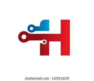 Letter H Logo Template Design Vector, Emblem, Concept Design, Creative Symbol, Icon