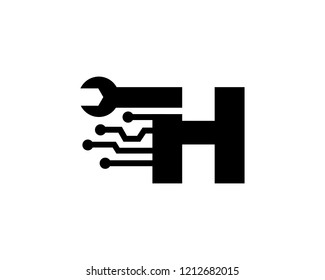 Letter H Logo Template Design Vector, Emblem, Concept Design, Creative Symbol, Icon
