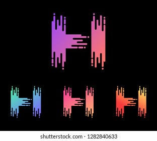 Letter H Logo Template, high resolution vector logo template.
