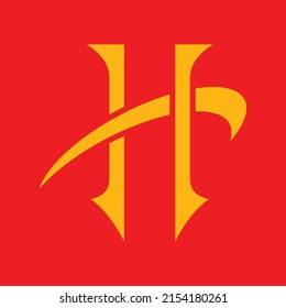 letter H logo template vector design