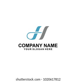 Letter H Logo Vector