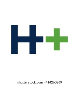 letter H logo vector.