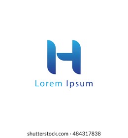 Letter H Logo Vector