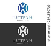 Letter H Logo Vector Art  Icons  and Graphics