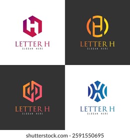 Letter H Logo Vector Art  Icons  and Graphics
