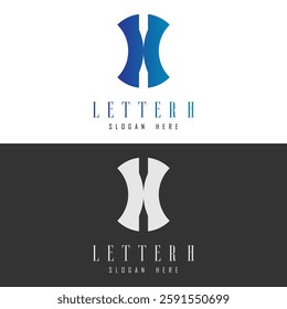 Letter H Logo Vector Art  Icons  and Graphics