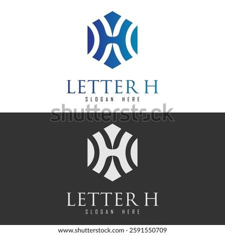 Letter H Logo Vector Art  Icons  and Graphics