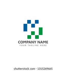 Letter H Logo Vector Design