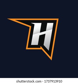 Buchstabe H-Logo-Vektordesignvorlage