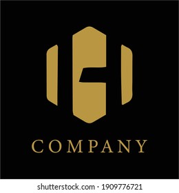 Diseño vectorial del logotipo de la letra H