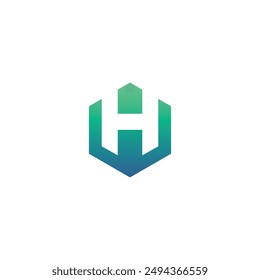 Letter H Logo Vector Design. HW Logo Symbol