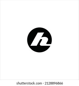 letter h logo vector emblem template