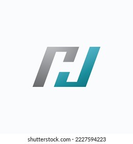 Letter H logo vector template element