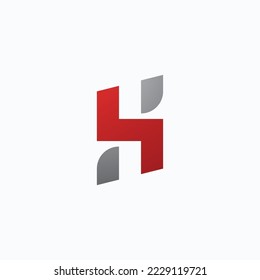 Elemento de plantilla de vector de logotipo de letra H