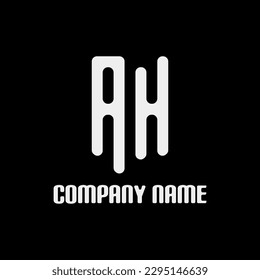 The letter A and H logos have the letter C in the middle in the form of a negative space. Suitable for various kinds of businesses, especially in the fields of security, fashion and digital technology