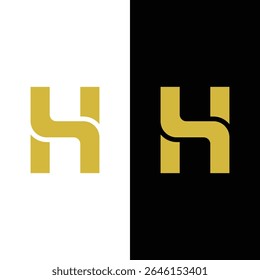 Carta H Logo de luxo Imagens Royalty-Free, Fotografias de Stock.