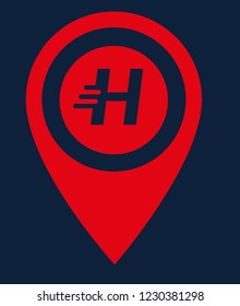 letter H and map pin. logo concept. Designed for your web site design, logo, app, UI
