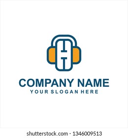 letter H mix logo vector