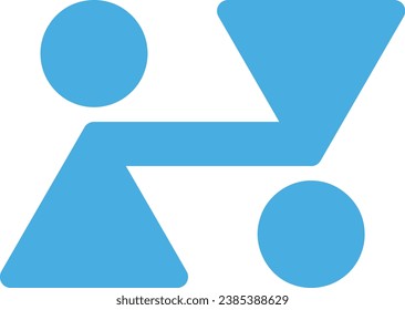Letter H modern logo design