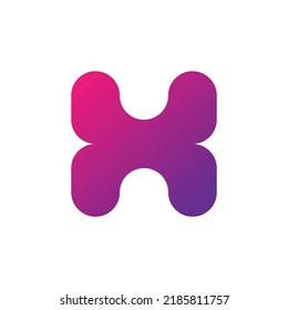 diseño de logotipo vectorial moderno de letra H