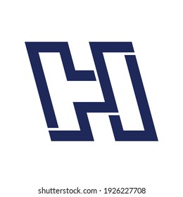 Letter H Monogram Logo Design