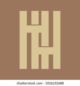 Letter H Monogram Logo Design