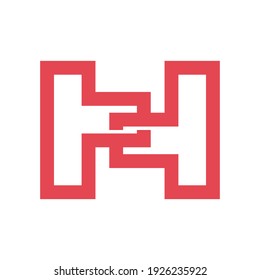 Letter H Monogram Logo Design
