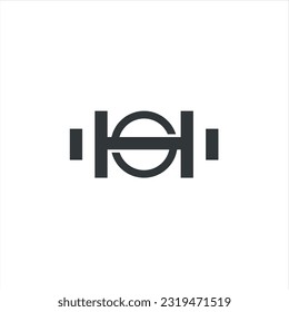 Letter H Monogram Logo for sale. very unique and different, suitable for any company and in any sector, especially companies with the initials H. Easy to remember, clean, attractive, simple, modern, e