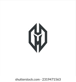 Letter H Monogram Logo for sale. very unique and different, suitable for any company and in any sector, especially companies with the initials H. Easy to remember, clean, attractive, simple, modern, e