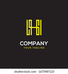 Inspiration für das Logo des Buchstaben H Monogramm