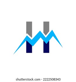 Logo-Design für das Bergwerk H für Firmenkunden