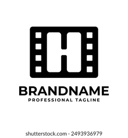 Letter H Movie Logo, Perfect for Film Production Studios