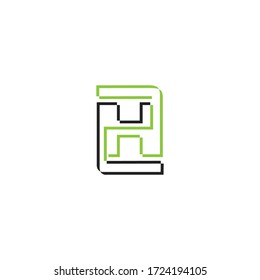 Letter H New Logo Vector 