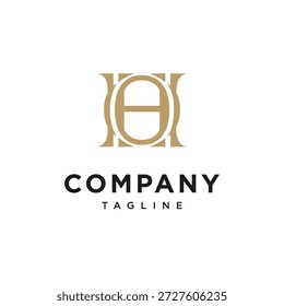 Letra H O Vector del icono del logotipo del monograma