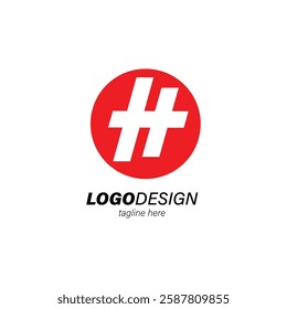 Letter H professional logo, icon, badge, modern, trendy, latest vector design template elements.