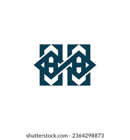 Letter H Realestate Logo Template For Business