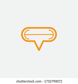 letter H simple logo template illustration vector design