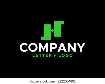 Letter H Simple Logo , logo H vector for awesome business, company, startup or corporation identity, H logo vector for Bussines, logo vector for Company, Business letter vector, H initial Company
